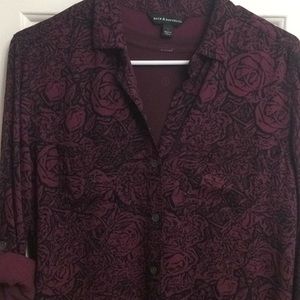 Rock & Republic Button-Down Shirt Men's Sz Medium